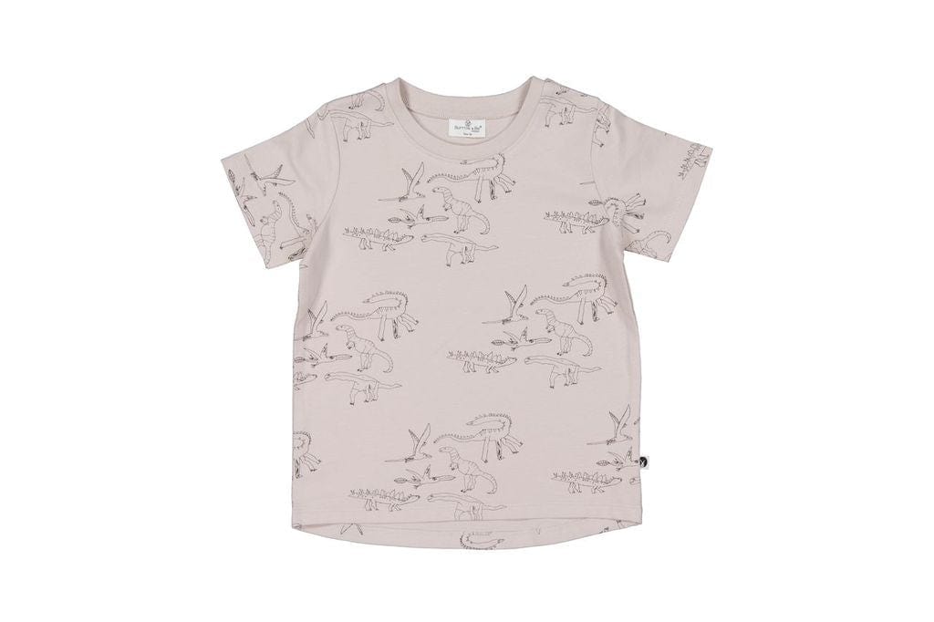 Burrow & Be Boys Tops Dino Roar T Shirt