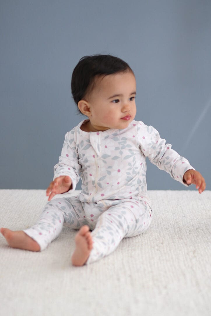 Burrow & Be Girls All In One Bellis Long Sleeve Zip Suit