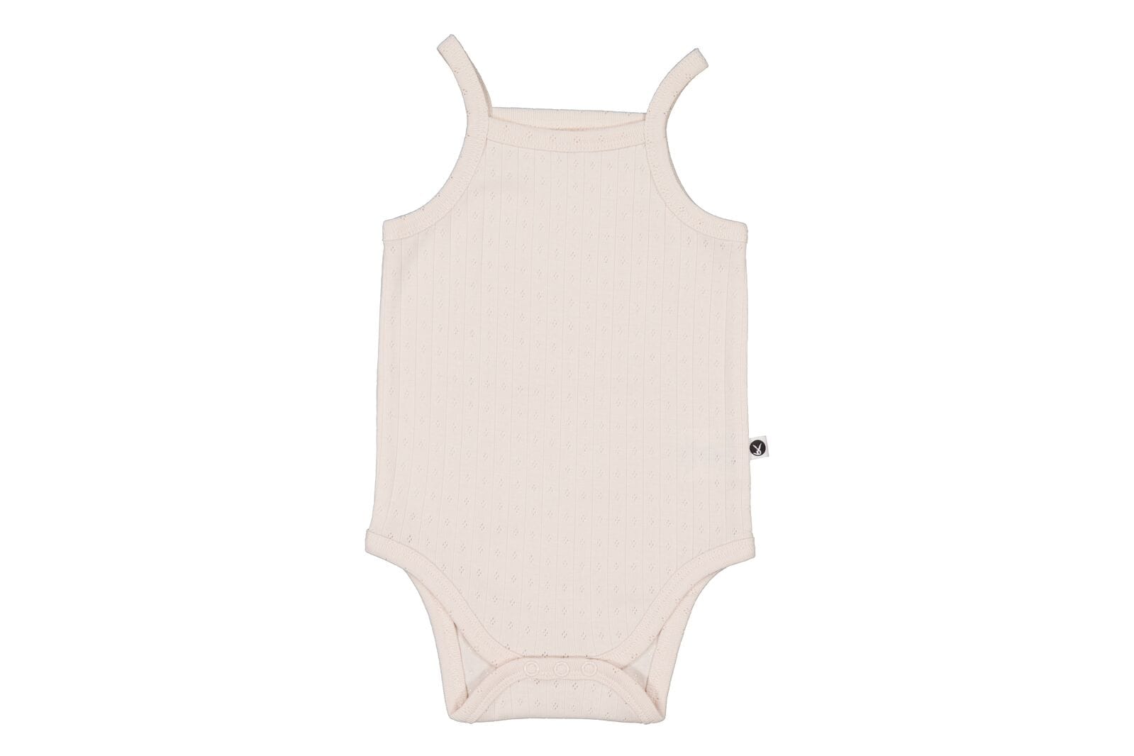 Burrow & Be Girls Onesie NB Almond Blush Pointelle Camisole Bodysuit