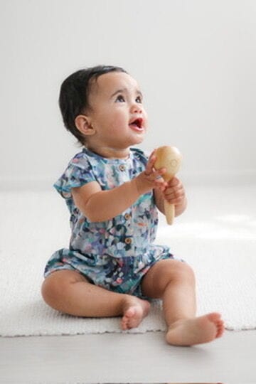 Burrow & Be Girls Onesie Ventiflora Alice Romper