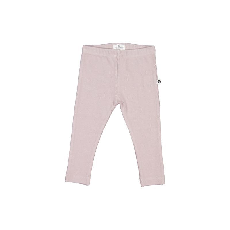 Burrow & Be Girls Pant Rib Leggings - Lavender