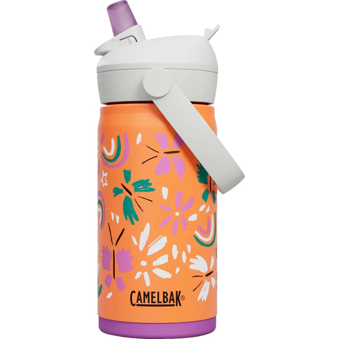 Camelbak Feeding Butterfly Rainbow Thrive Flip Straw Insulated Stainless Steel 350ml Drink Bottle