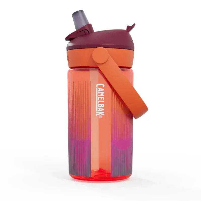 Camelbak Thrive Flip Straw Drink Bottle 400ml, feeding bottle with flip straw, clear design and ergonomic shape.