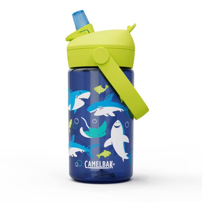 Camelbak Feeding Sharks & Rays Thrive Flip Straw 400ml Drink Bottle with Tritan Renew