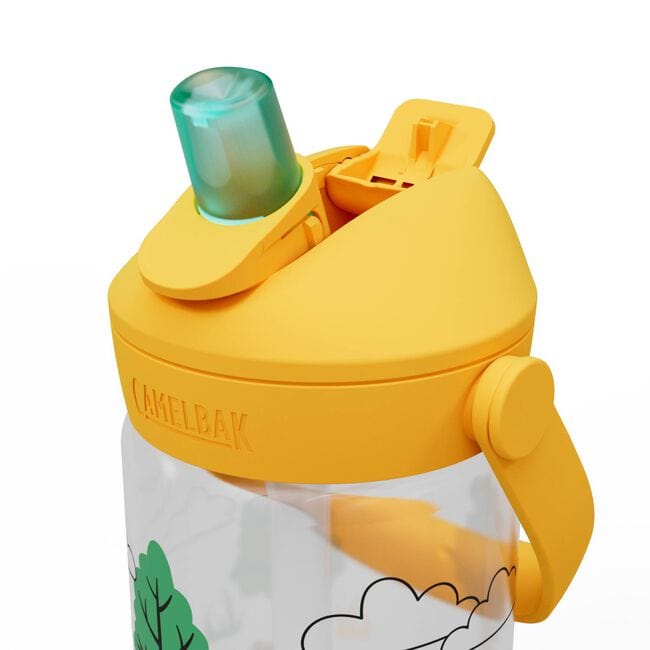 Camelbak Thrive Flip Straw Drink Bottle 400ml, a durable feeding bottle with flip straw and Tritan Renew material.