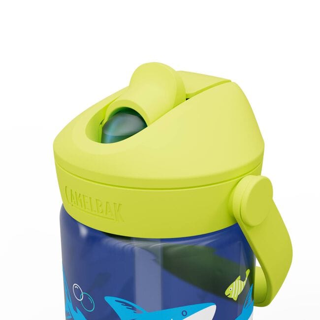 Camelbak Thrive Flip Straw Drink Bottle 400ml, a durable feeding bottle with flip straw, made from Tritan Renew material.