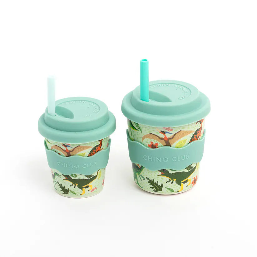 Chino Club Accessory Feeding Green Dino Kids Keep Cup