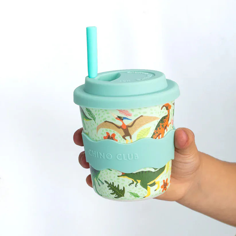 Chino Club Accessory Feeding Green Dino Kids Keep Cup