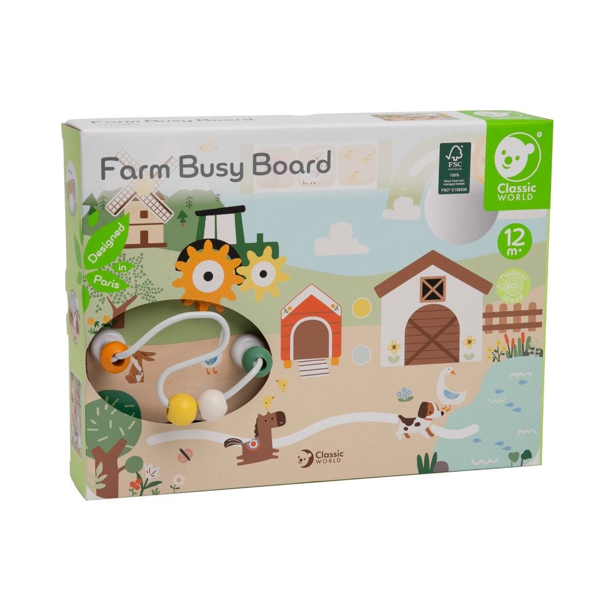 Classic World Toys Busy Board - Farm
