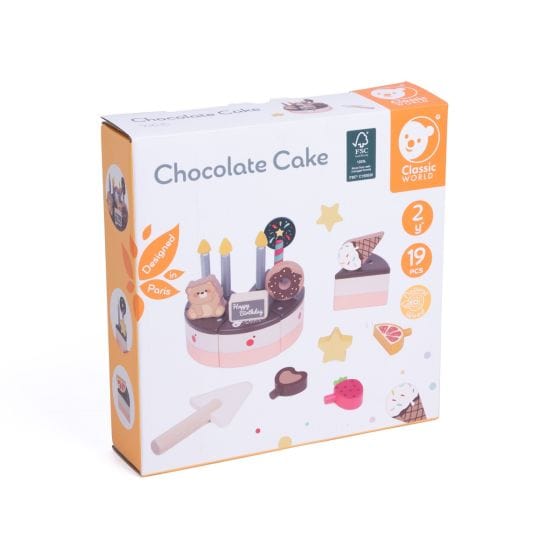 Classic World Toys Chocolate Cake