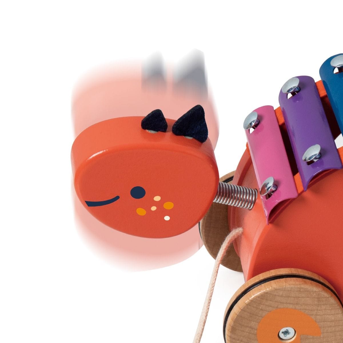 Colorful Dinosaur Xylophone toy by Classic World with vibrant animal-shaped keys for children to play and learn music.