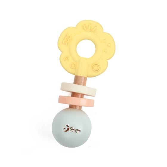Classic World Toys Flower Grasping Rattle