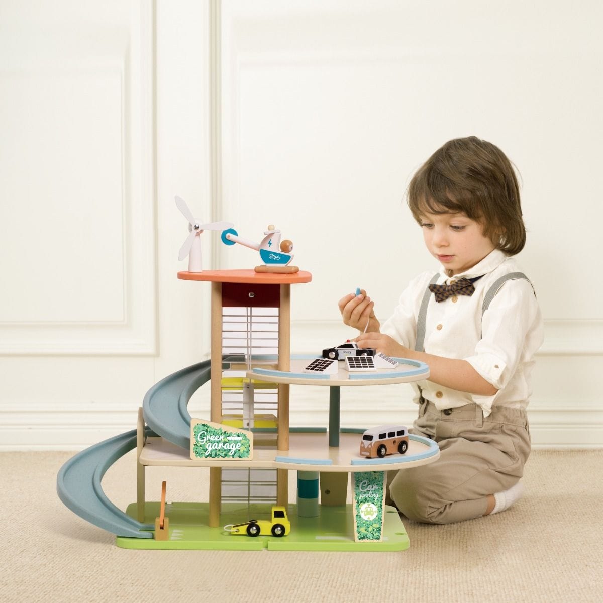 Classic World Toys Green Garage