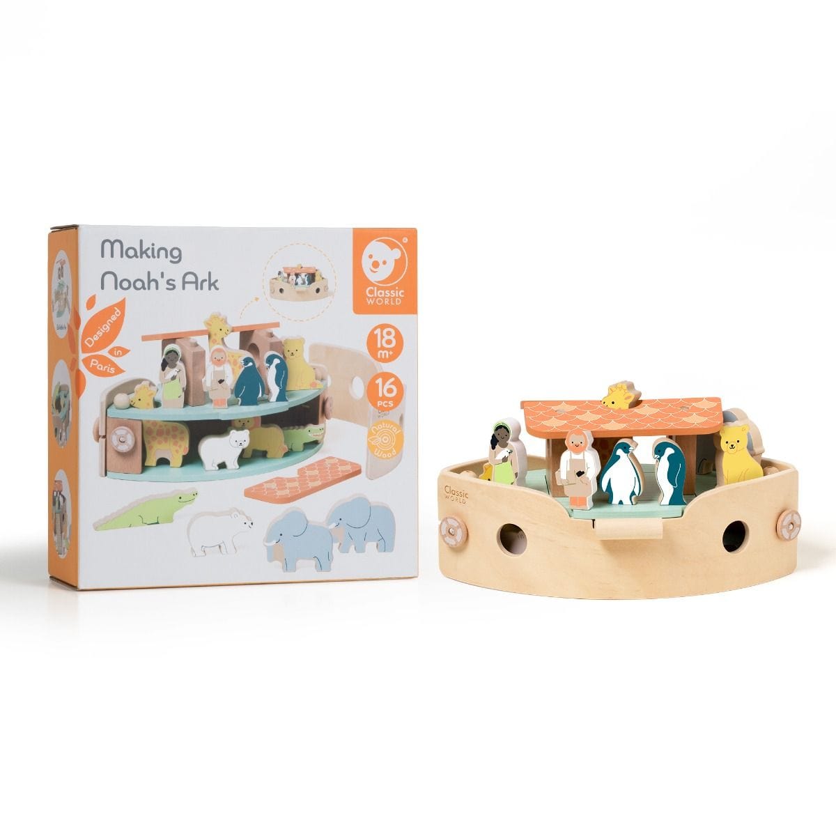 Classic World Toys Making Noah's Ark
