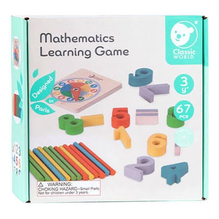 Classic World Toys Mathematics Learning Game 67pc