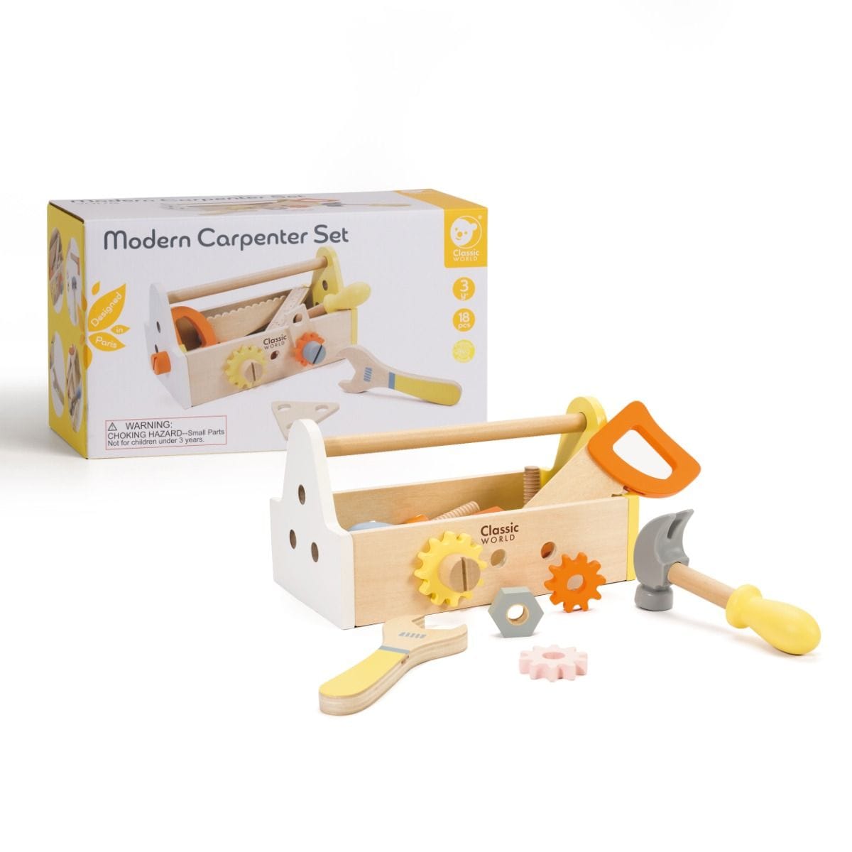 Classic World Toys Modern Carpenter Set