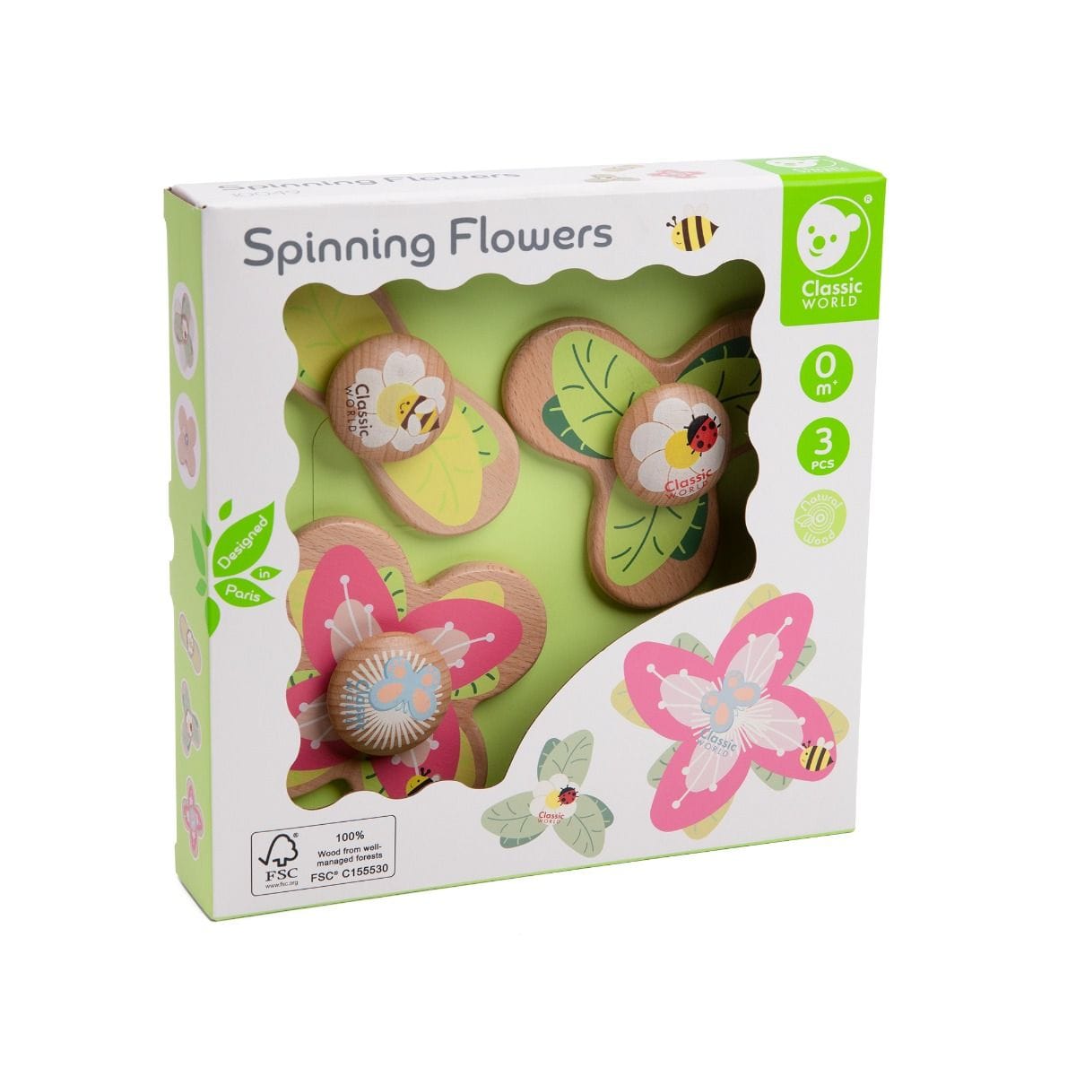 Classic World Toys Spinning Flowers
