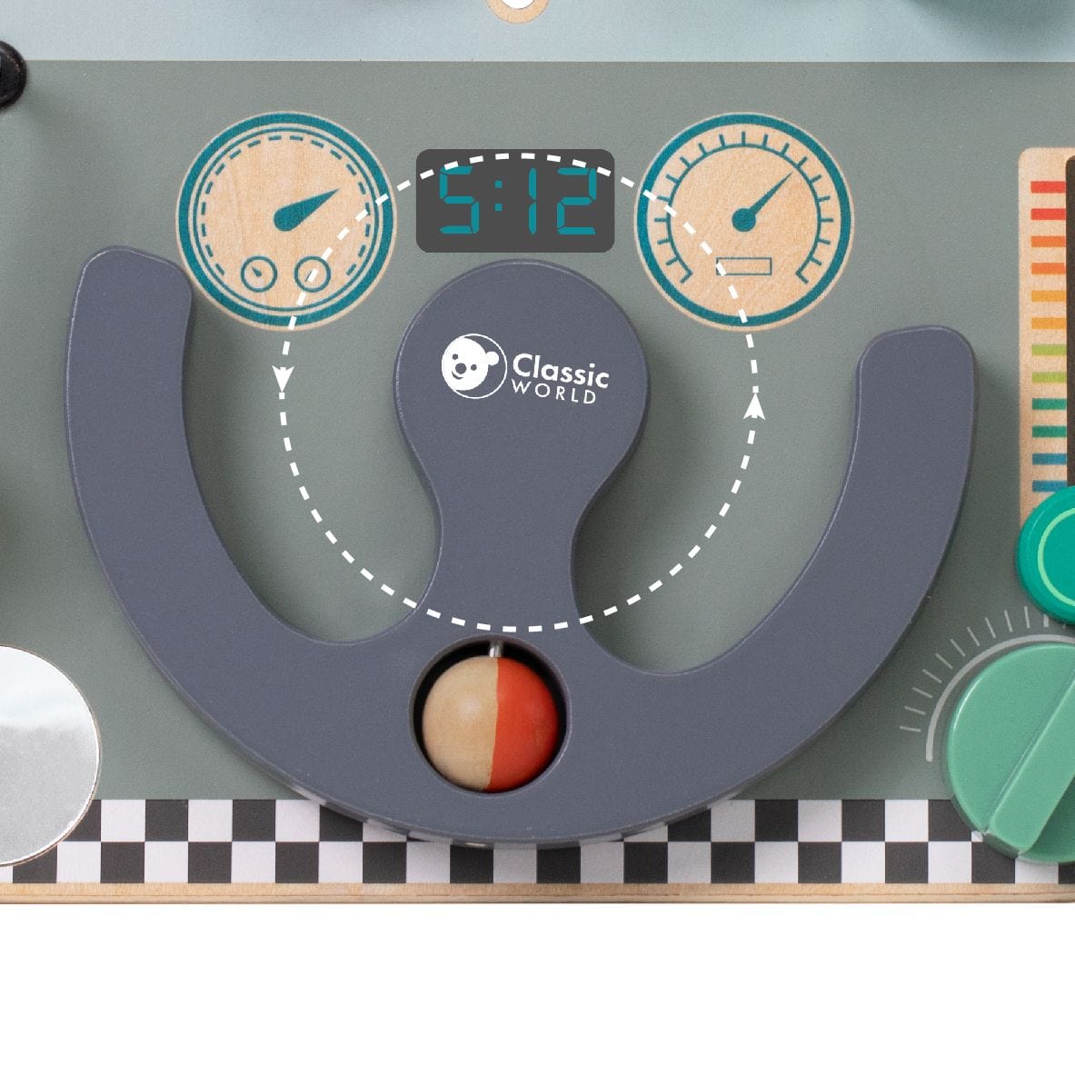 Classic World Toys Travelling Busy Board