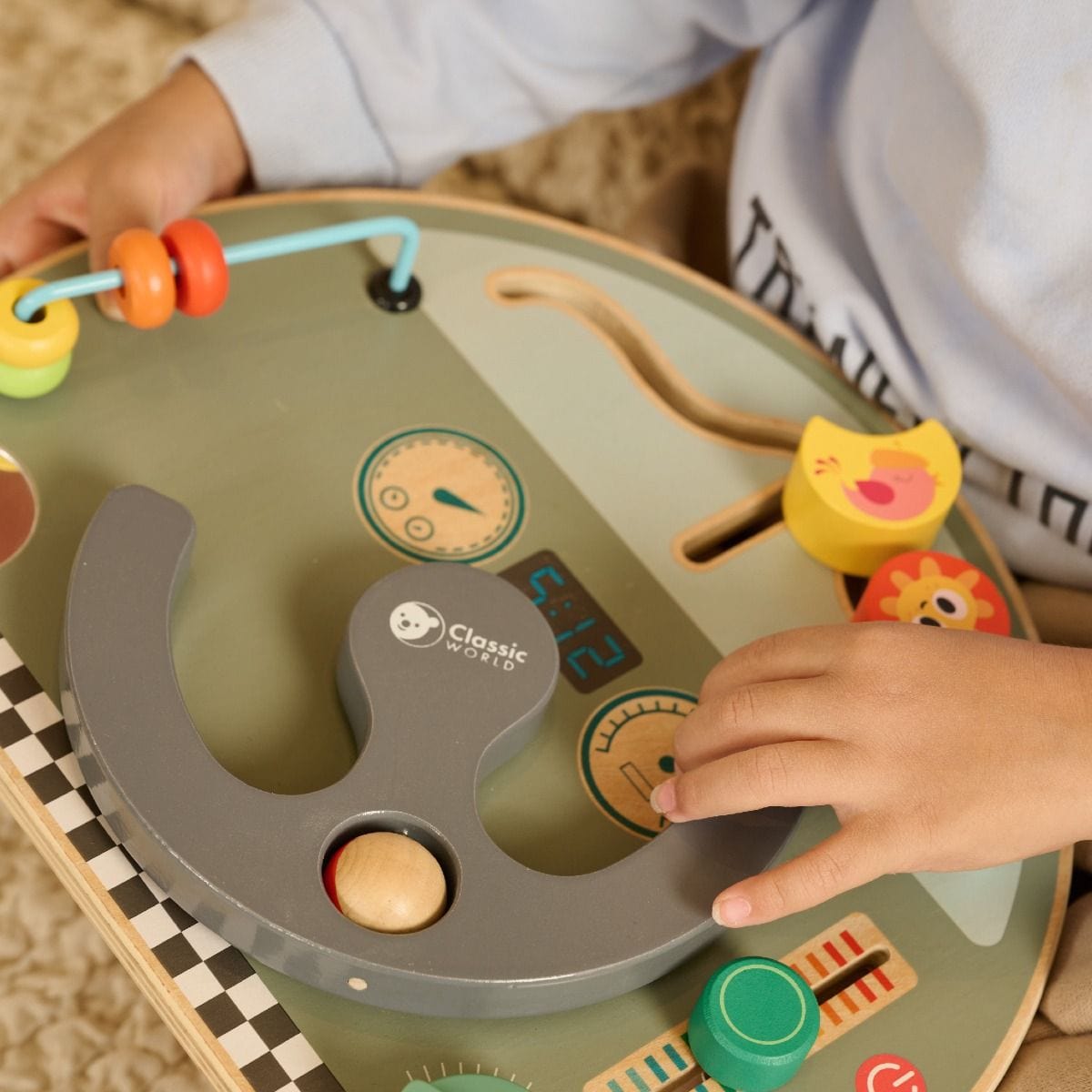 Classic World Toys Travelling Busy Board