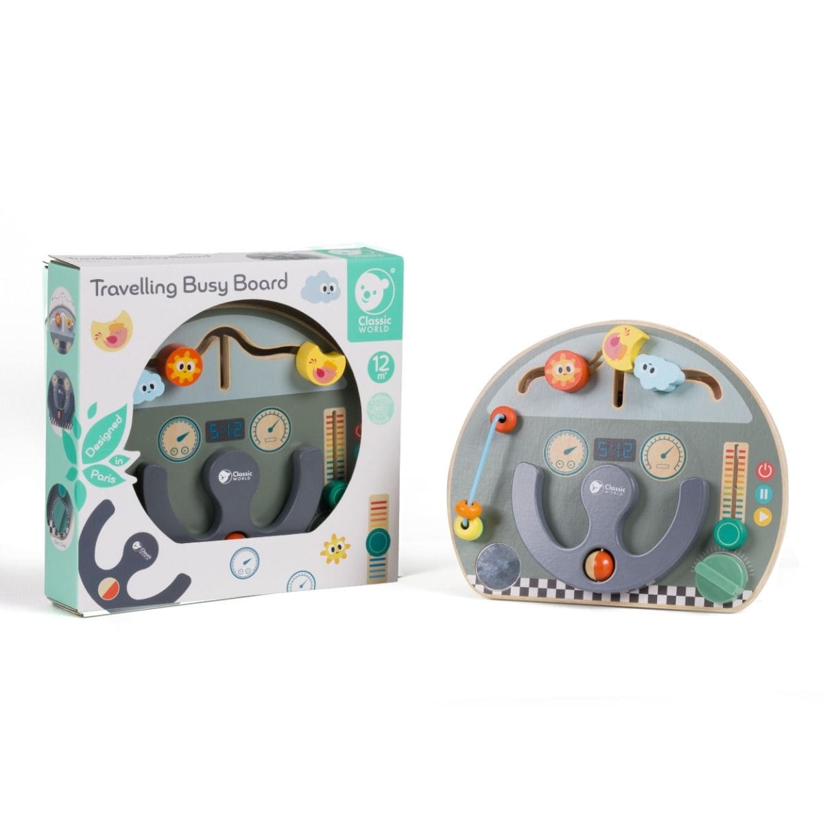Classic World Toys Travelling Busy Board