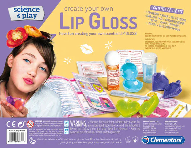 Clementoni Toys Create Your Own Lip Gloss