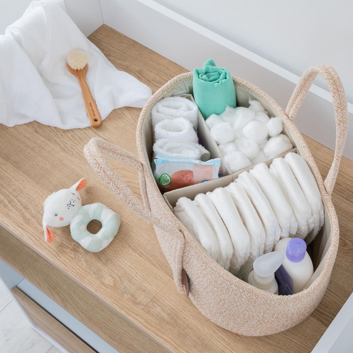 ClevaMama Baby Care Changing Caddy Organiser