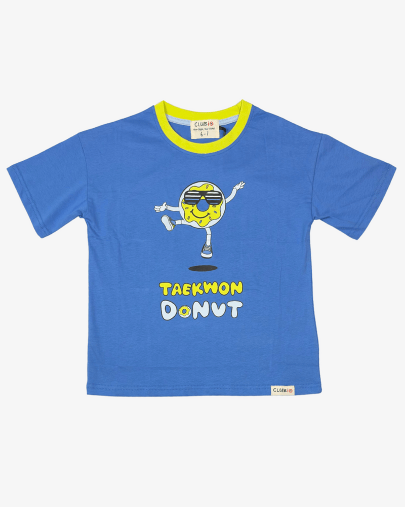Clubio Tees Blue Taekwondonut Boxy Tee