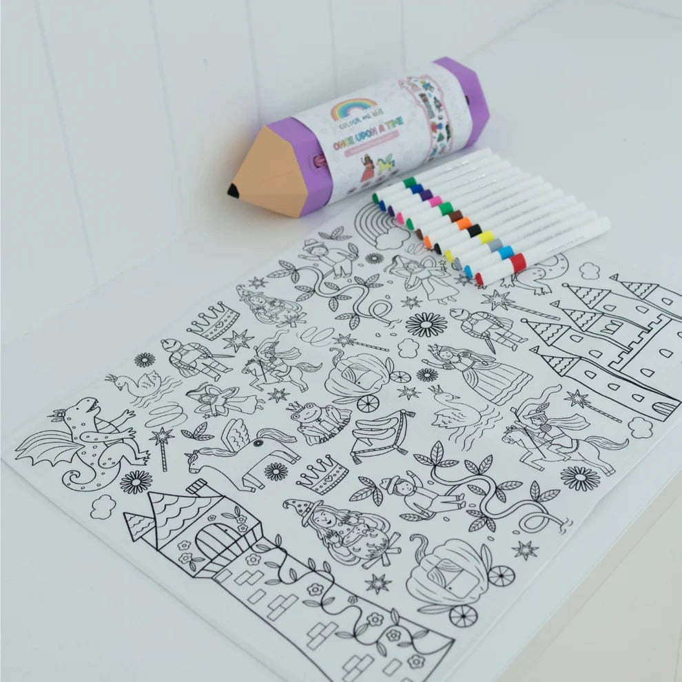 Colour Me Kids Accessory Feeding Washable, Reusable Colouring-In Solo Mats