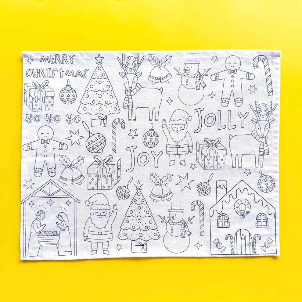 Colour Me Kids Accessory Feeding Washable, Reusable Colouring-In Solo Mats