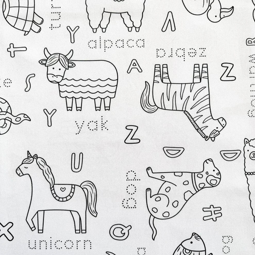 Colour Me Kids Accessory Feeding Washable, Reusable Colouring-In Solo Mats