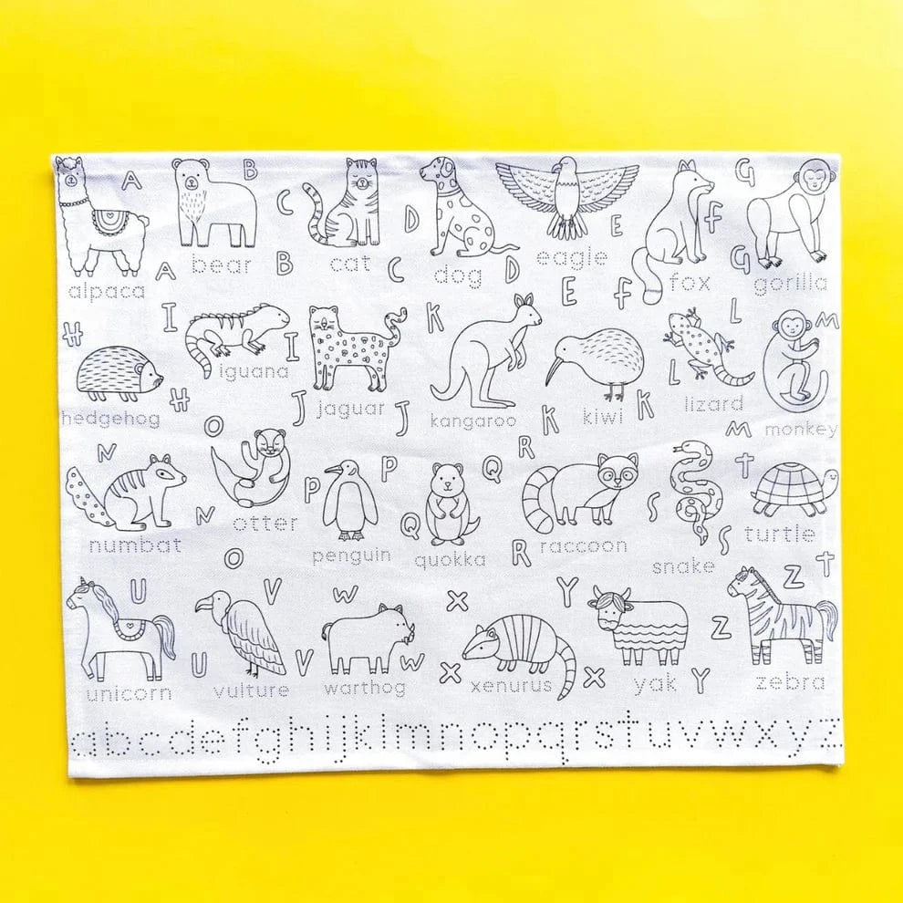 Colour Me Kids Accessory Feeding Washable, Reusable Colouring-In Solo Mats