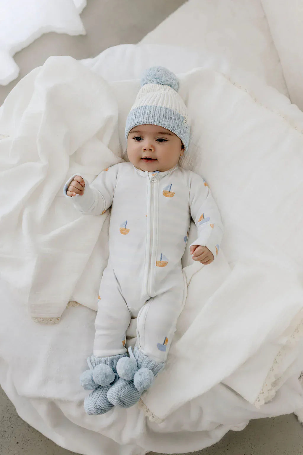 Confetti Kidz Girls All In One Little Skipper Zipsuit