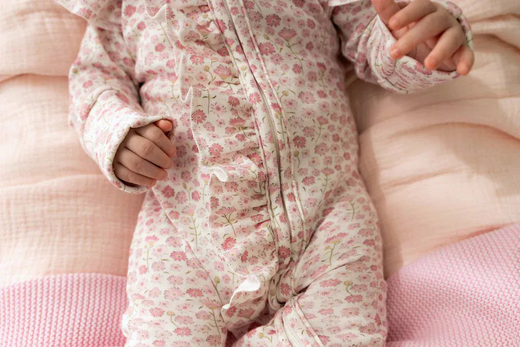 Confetti Kidz Girls All In One Seashell Bloom Zipsuit