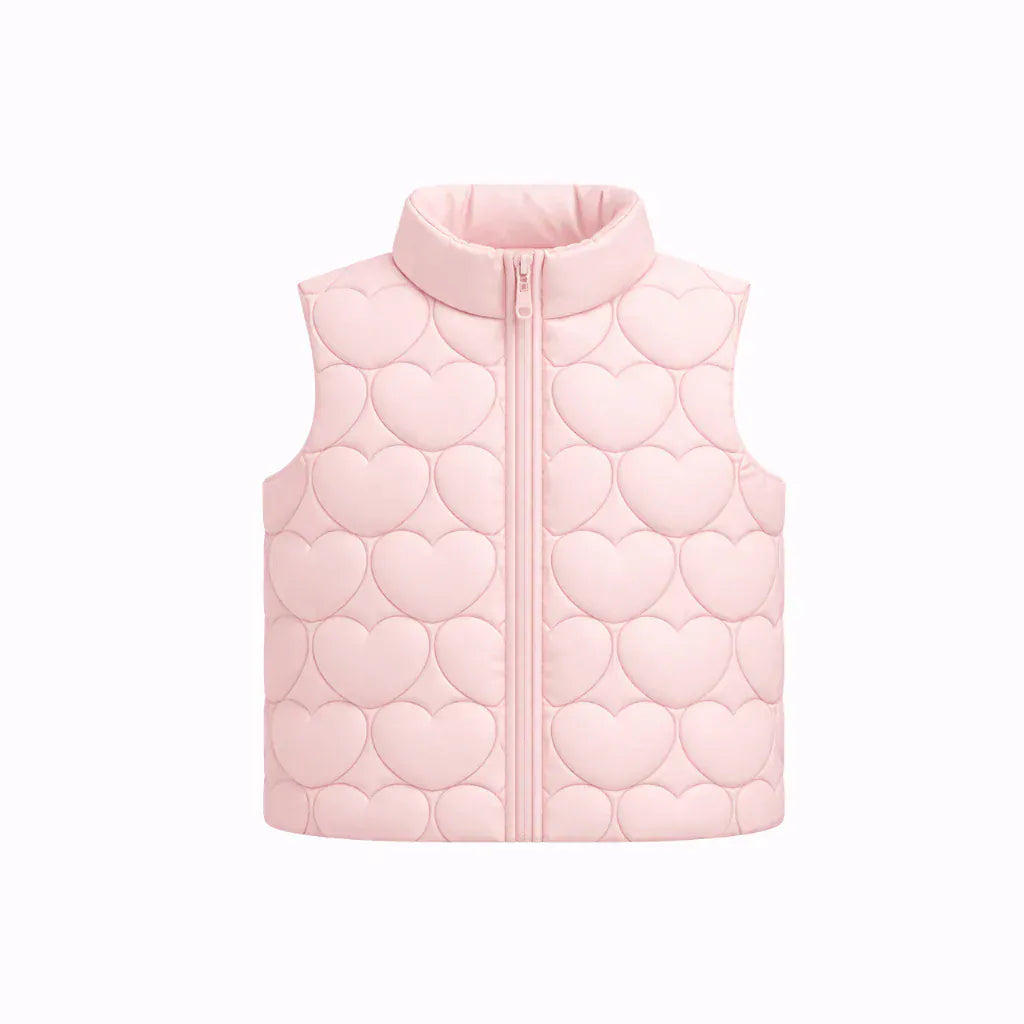 Confetti Kidz Girls Jacket Sweetheart Quilted Puffer Vest