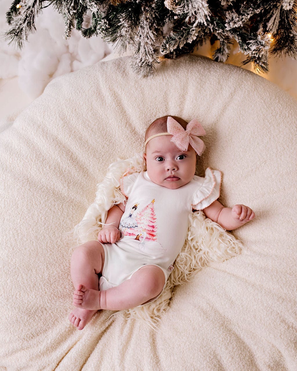 Confetti Kidz Girls Onesie Swan Lake Bodysuit