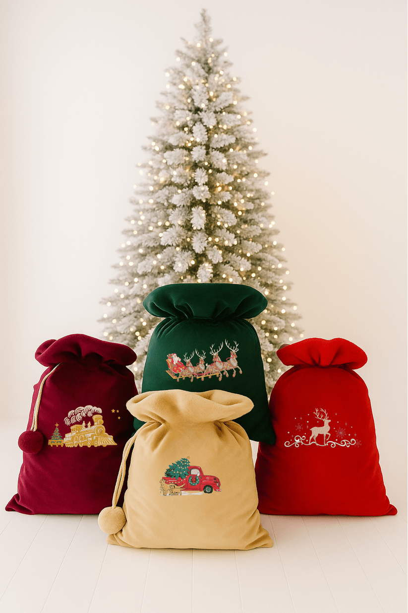 Confetti Kidz Toys Deluxe Embroidered Santa Sacks