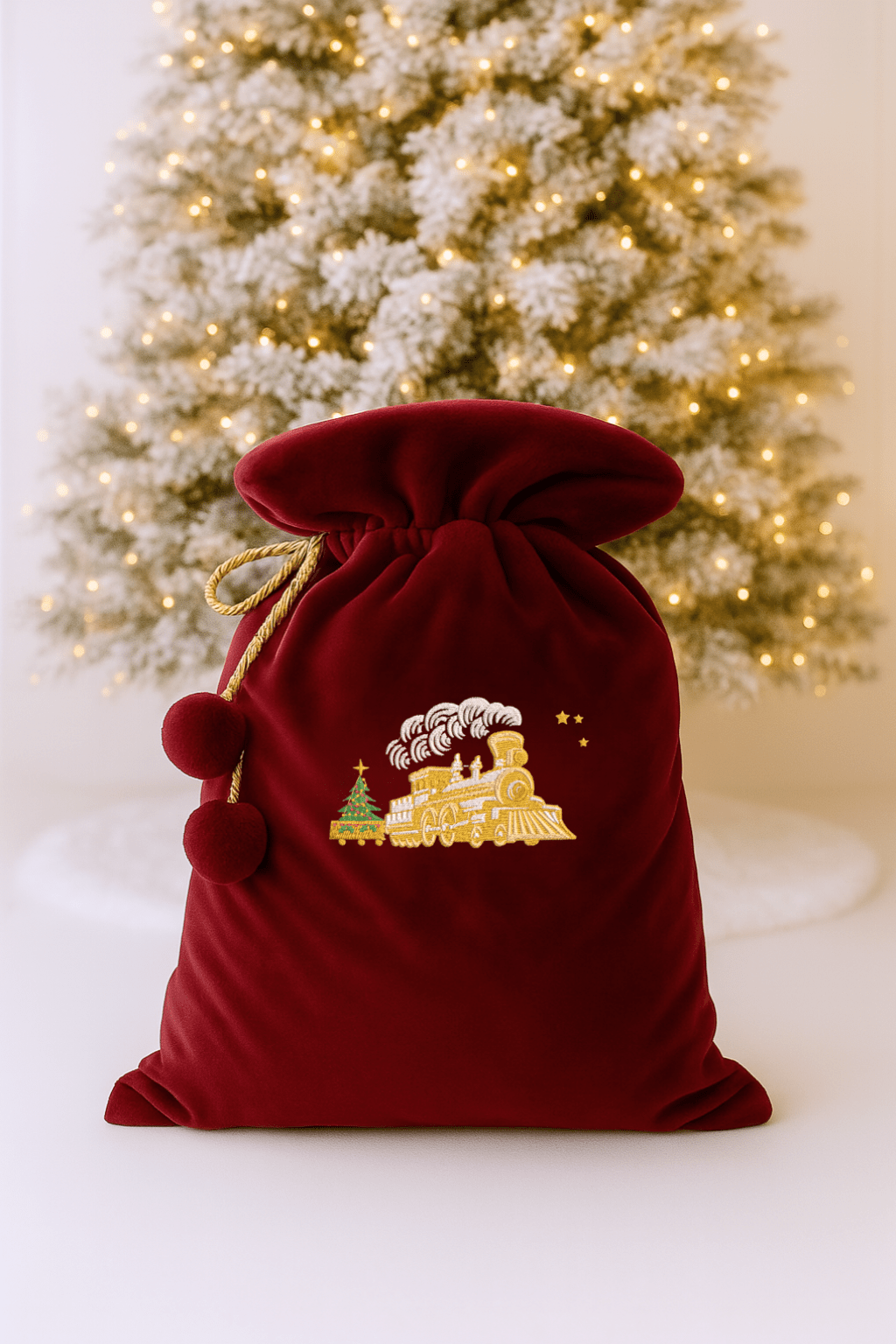 Confetti Kidz Toys Polar Express Deluxe Embroidered Santa Sacks