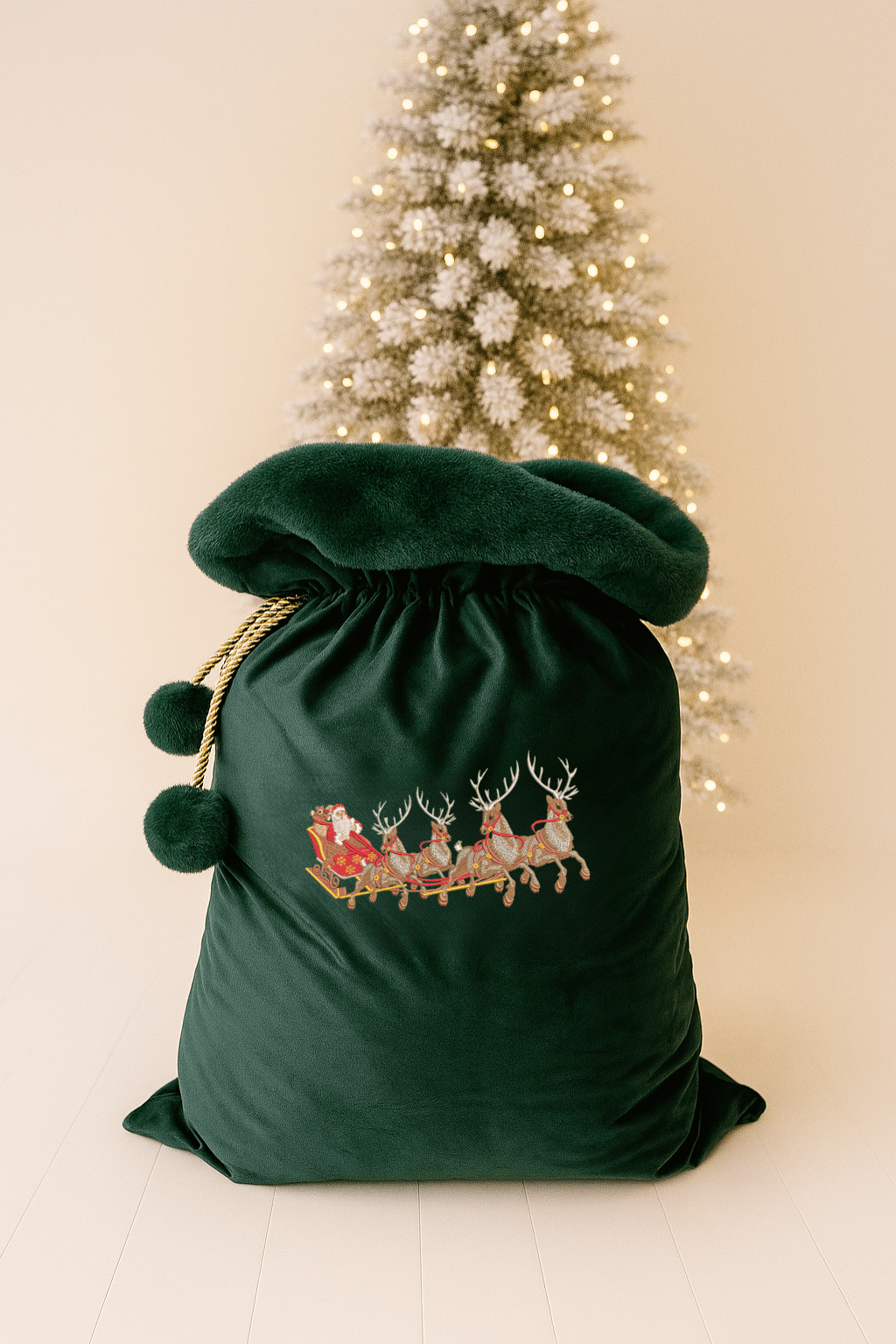 Confetti Kidz Toys Santa's Sleigh Deluxe Embroidered Santa Sacks