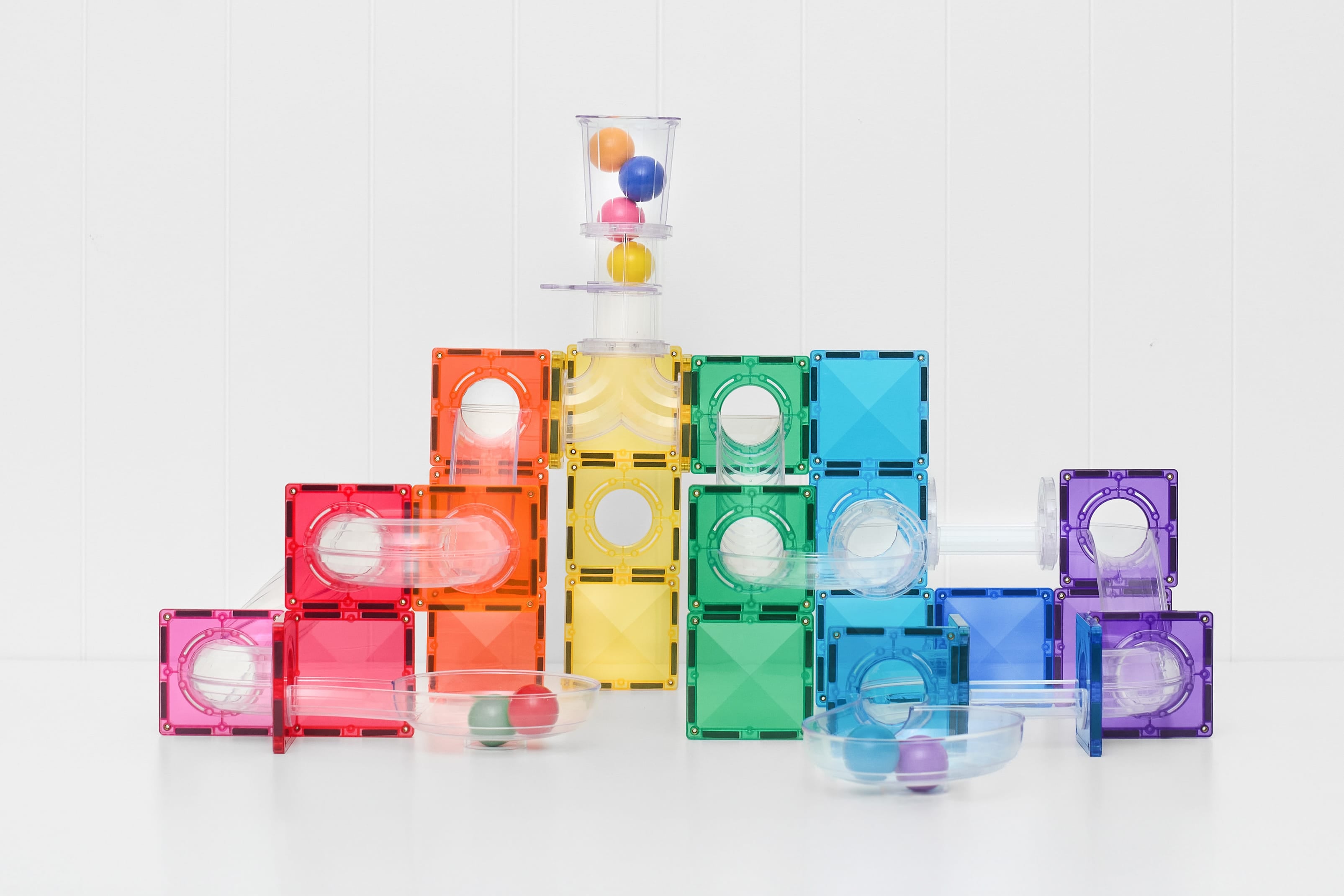 Connetix Toys Connetix - Ball Run Bright Pack 114 pc