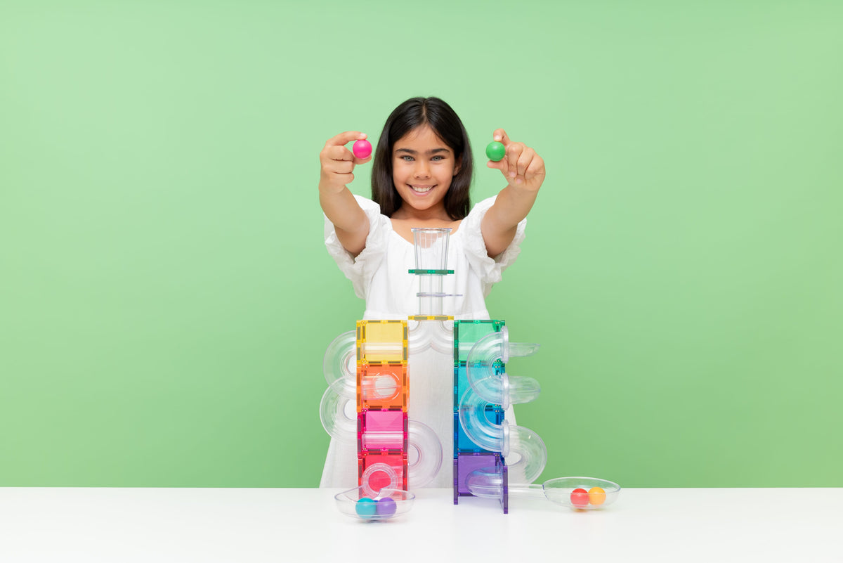Connetix Toys Connetix - Ball Run Bright Pack 114 pc
