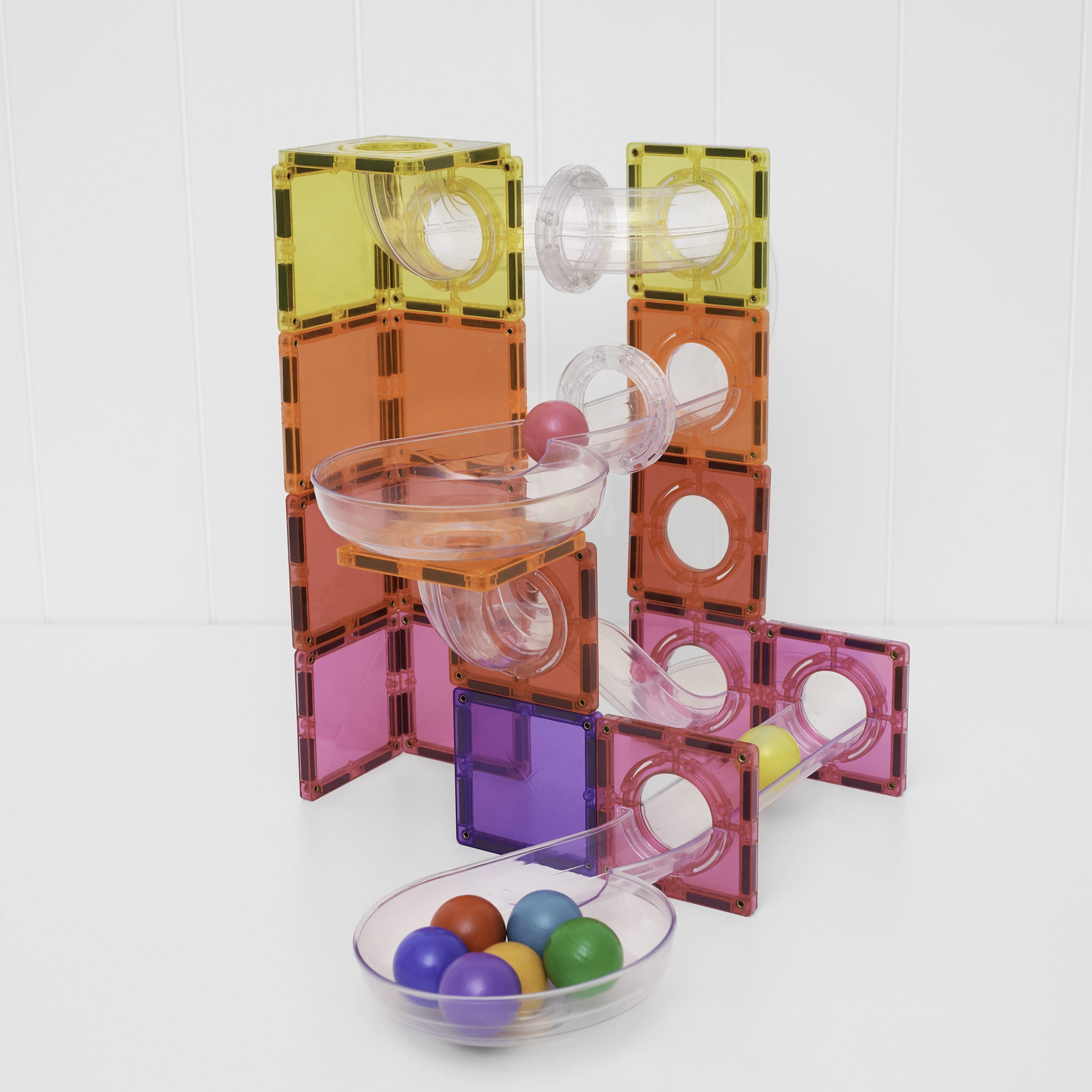 Connetix Toys Connetix - Ball Run Bright Pack 114 pc
