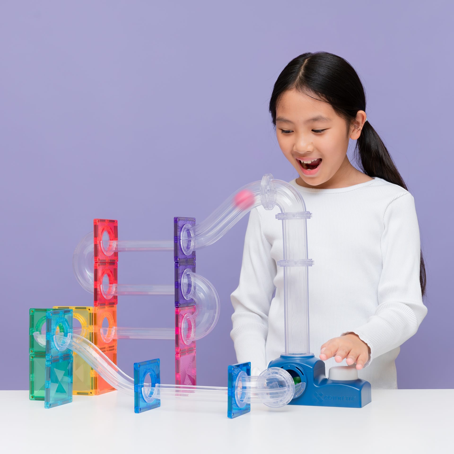 Connetix Toys Connetix - Ball Run Launcher Pack 47 pc