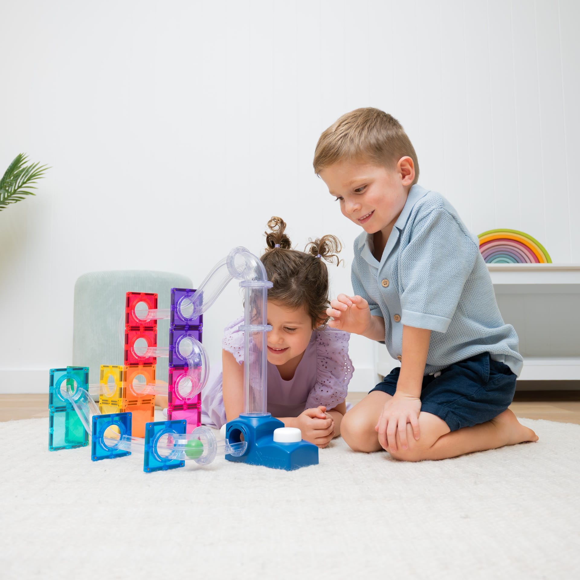 Connetix Toys Connetix - Ball Run Launcher Pack 47 pc