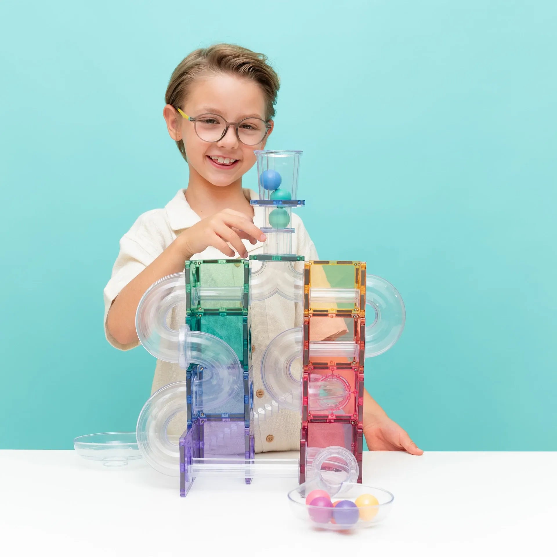 Connetix Toys Connetix - Ball Run Pastel Pack 114 pc