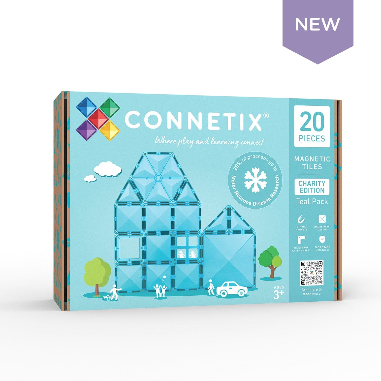 Connetix Toys Connetix - Charity Pack Teal 20 pc