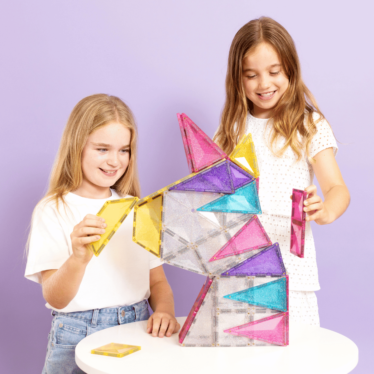 Connetix Toys Connetix - Glitter Unicorn Pack 56 pc