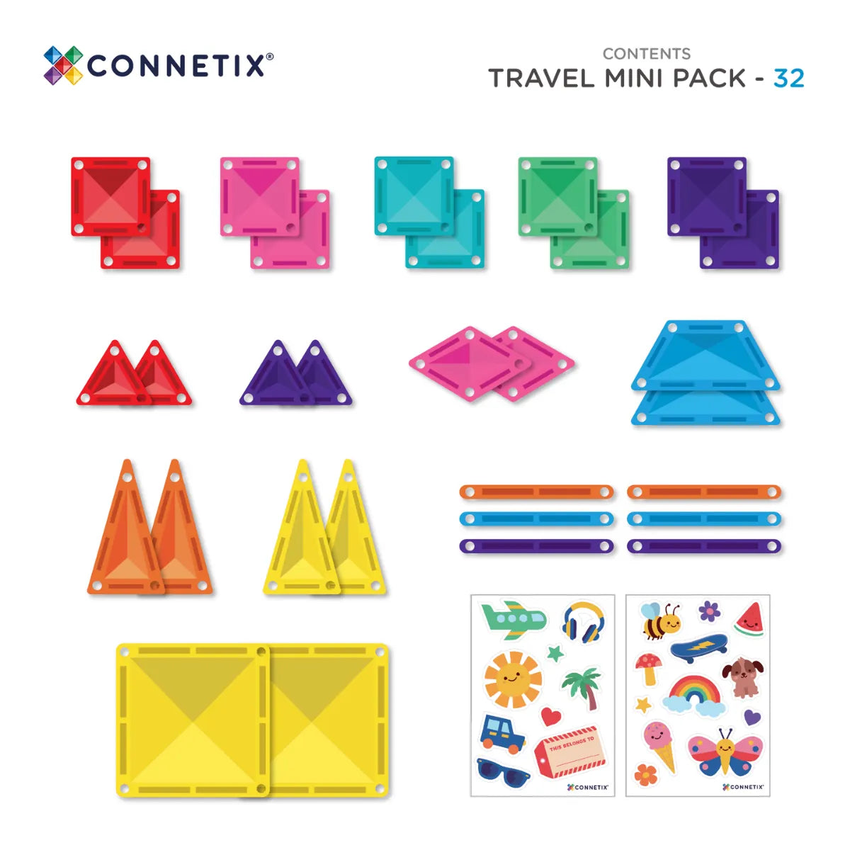 Connetix Toys Connetix - Travel Mini Pack 32 pc