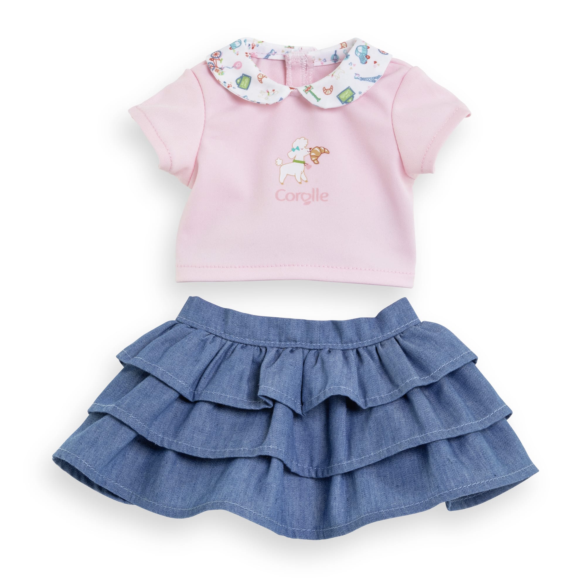 Corolle Toys Corolle Ruffle Skirt and TShirt 30cm