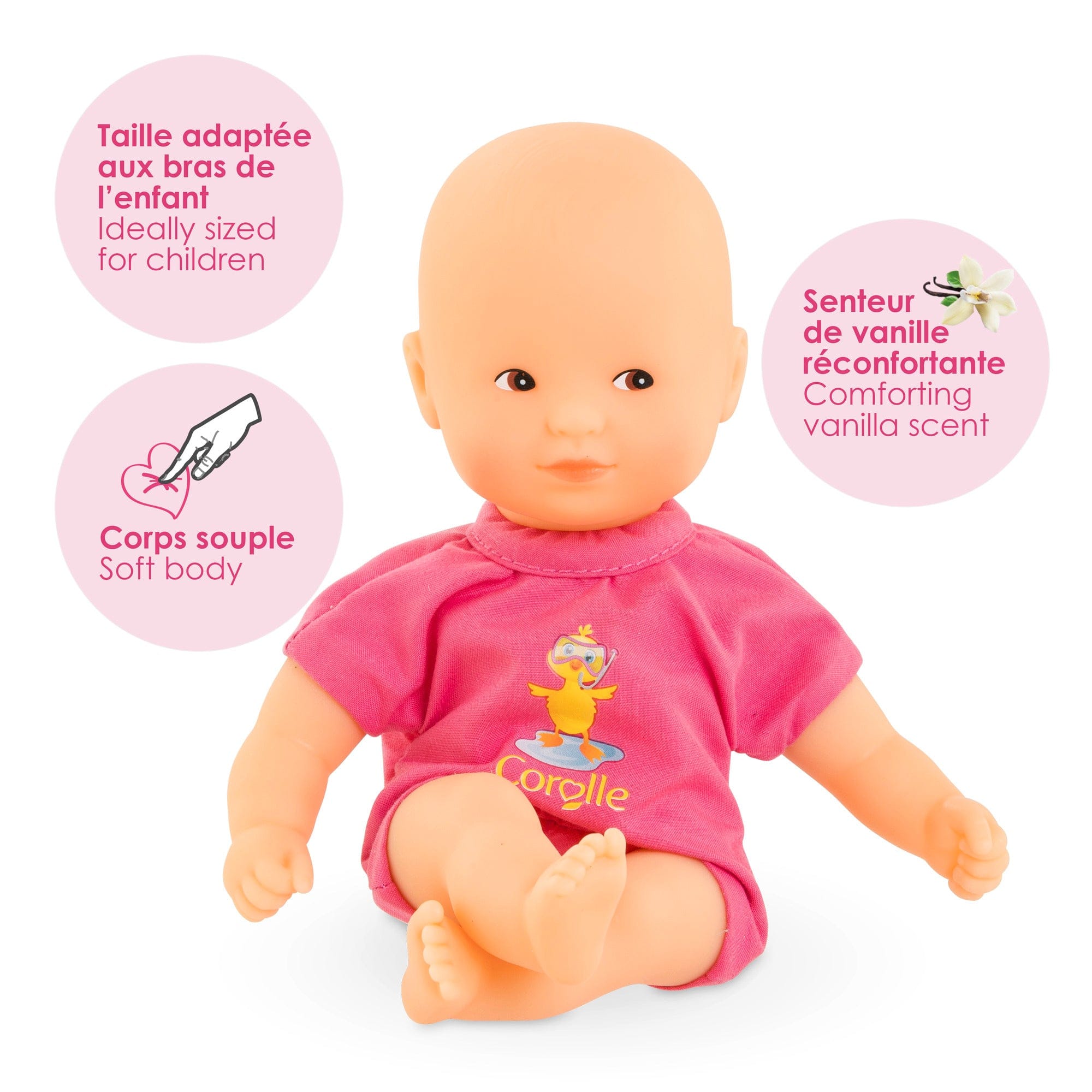 Corolle Toys Mini Bath Pink