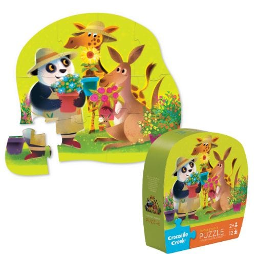 Crocodile Creek Toys Crocodile Creek 12pc Mini Puzzle - Flower Power